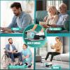 image:imageANCHEER Under Desk Elliptical Electric Ellipse Leg Exerciser While Sitting for Seniors Adults Quiet Portable Motorized Seated Foot Pedal Exerciser with Remote Control for Home Office UseGray
