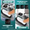 image:imageANCHEER Under Desk Elliptical Electric Ellipse Leg Exerciser While Sitting for Seniors Adults Quiet Portable Motorized Seated Foot Pedal Exerciser with Remote Control for Home Office UseGray