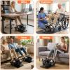 image:imageUnder Desk Elliptical UltraSilent Elliptical Machine for Home Magnetic Control Leg Exerciseramp12 Speeds Electric Elliptical for Seniors100 PreAssembled Mini Elliptical Exercise Equipment for homeBlack Silver