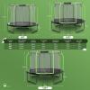 image:imageANCHEER 96 144 168 Trampoline With Net  Outdoor With Ladder for Kids Adults ASTM Approval AntiRust Coating Enclosure Fast Assembly