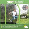 image:imageANCHEER 96 144 168 Trampoline With Net  Outdoor With Ladder for Kids Adults ASTM Approval AntiRust Coating Enclosure Fast Assembly