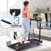 image:imageANCHEER Treadmill with Desk Workstationamp Adjustable Height 8 in 1 Folding Treadmill with 12 Incline35HP Walking Pad for Home 450lbs Weight CapacityUltraQuiet3 Type ControlInstallationFreeBlack Red