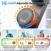 image:imageANCHEER Elliptical Exercise Machine Elliptical Trainer for Home Gym Exercise Equipment 550Lbs Max Weight UltraSilent Elliptical Machine 16 Resistance Levels Pulse Rate Grips6033Black