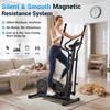 image:imageANCHEER Elliptical Exercise Machine Elliptical Trainer for Home Gym Exercise Equipment 550Lbs Max Weight UltraSilent Elliptical Machine 16 Resistance Levels Pulse Rate Grips6033Black