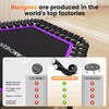 image:imageANCHEER 50 Trampoline  Rebounder Trampoline for Adults with T Bar Exercise Trampoline Max Load 500lbs Adjustable Handle Mini Trampolines with Bungees Stable amp QuietIndoor OutdoorGym WorkoutProPurple