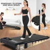 image:imageANCHEER Walking Pads 2 in 1 Under Desk Treadmill 25HP Compact Running Machine with Remote Control 300lbs Weight Capacity for HomeGymOfficeUltraQuiet InstallationFreeDark