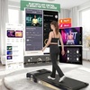 image:imageANCHEER Walking Pads 2 in 1 Under Desk Treadmill 25HP Compact Running Machine with Remote Control 300lbs Weight Capacity for HomeGymOfficeUltraQuiet InstallationFreeDark