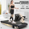 image:imageANCHEER Walking Pads 2 in 1 Under Desk Treadmill 25HP Compact Running Machine with Remote Control 300lbs Weight Capacity for HomeGymOfficeUltraQuiet InstallationFreeDark