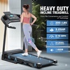 image:imageANCHEER Folding Treadmill with 35HP Motor 3Level Incline for Home  350 lb Capacity Smart LCD Display Portable Folding Design Quiet Motor for Walking amp RunningBlack