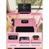 image:imageANCHEER Walking Pad Treadmill with 12 Incline 30HP Foldable Treadmill with Handle Bar 16 Wide Belt 320 LBS Capacity Portable Quiet Compact Treadmills for HomeOfficeBlackPink