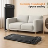 image:imageANCHEER Walking Pad with Incline  Under Desk Treadmill with Handle BarCarbon Black