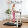 image:imageANCHEER Walking Pad with Incline  Under Desk Treadmill with Handle BarCarbon Black