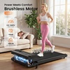 image:imageANCHEER Walking Pad with Incline  Under Desk Treadmill with Handle BarCarbon Black